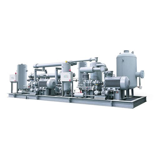 Grupo compressor de gás - Moon Environment Technology Co.,Ltd. - de parafuso / estacionário / de simples estágio