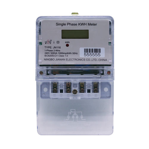 Medidor de energia elétrica monofásico - JN116 - JIANAN ELECTRONICS CO., LTD. - para montagem em painel / digital