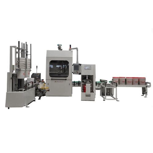 Envasadora automática - A51 - Changchun Rochiev Intelligent Equipment Manufacturing Co., Ltd. - para latas / de baldes / para líquidos