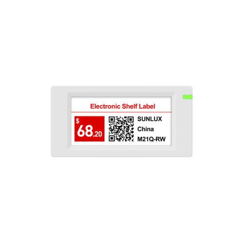 Etiqueta indicador - M21Q-RW - SUNLUX IOT Technology (Guangdong) Inc. - para raios / retangular / branca