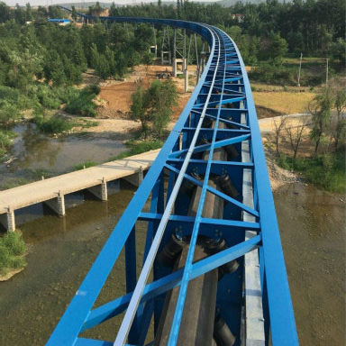 Correia transportadora tubular - ZHEJIANG DOUBLE ARROW RUBBER CO., LTD. - em borracha / de alta resistência / de cabos de aço