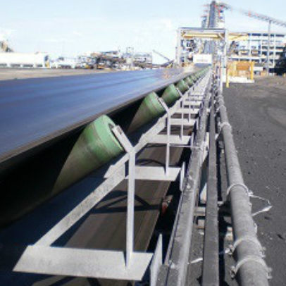 Correia transportadora meio - ZHEJIANG DOUBLE ARROW RUBBER CO., LTD. - em tecido / para a indústria química / para mineração