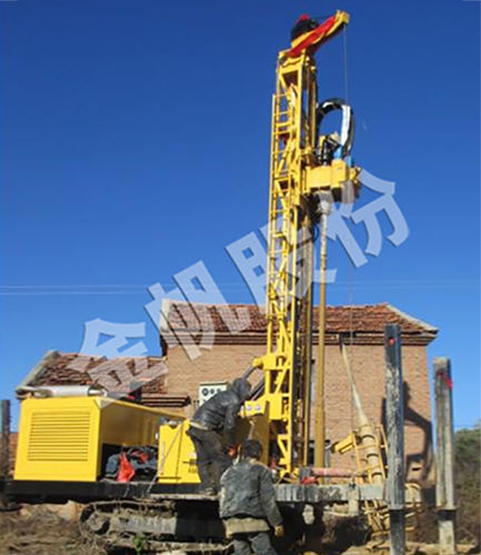 Perfuratriz com coroa - YSL-300 - WUXI JINFAN DRILLING EQUIPMENT CO.,LTD. - de poços / de esteiras / rotativa