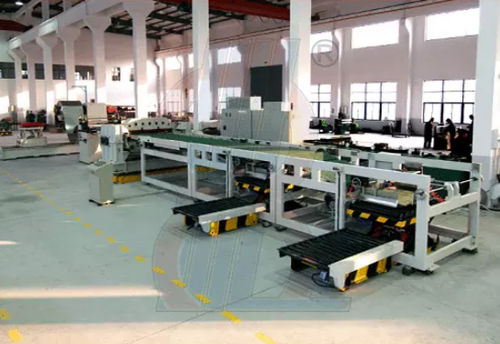 Linha de corte com saca-bocados - FS-1 - Hengli CNC TechnologyCo., Ltd - para alumínio / para placas / para bobinas