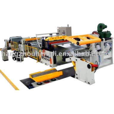 Linha de corte longitudinal (em tiras) de fita de metal - HL-ZJ1250-90 - Hengli CNC TechnologyCo., Ltd - alimentada por bobina