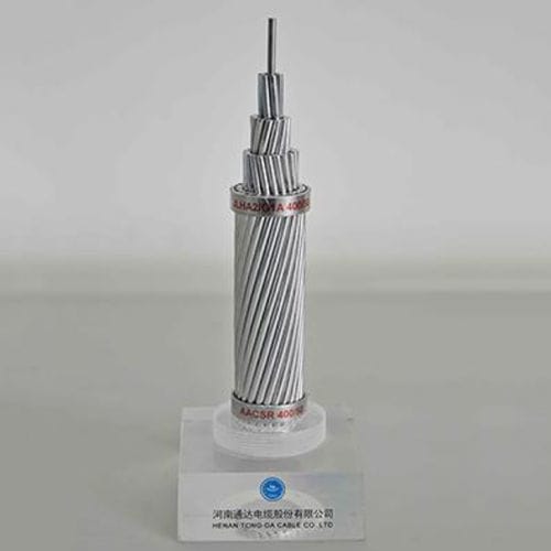 Trilho condutor em alumínio - AACSR - Henan Tong-Da Cable Company - de liga de alumínio / em gesso / de corrente
