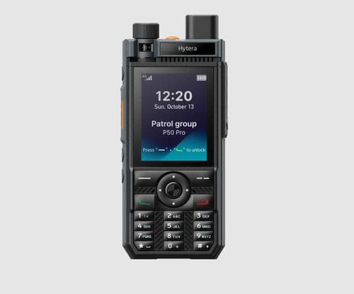 Rádio comunicador PoC - P50 Pro - Hytera Communications Corporation Limited - à prova de água