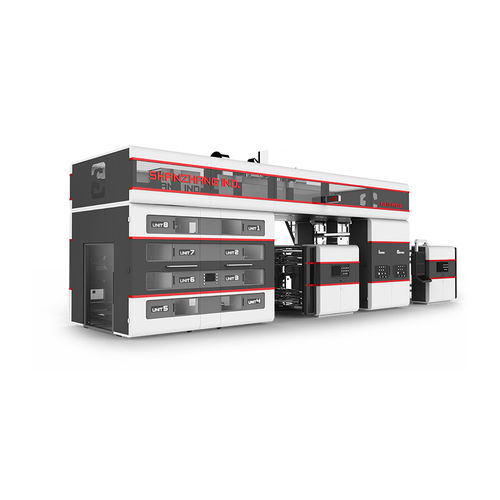 Impressora flexográfica em linha - SFE-CI series - Guangdong Shanzhang Industry Co., Ltd. - de 8 cores / de 6 cores / de 2 cores