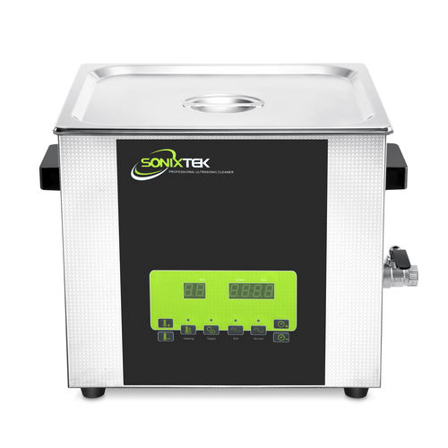Lavadora ultrassônica de bancada - STS-150-T06H400 - Sonixtek - com temporizador / em aço inoxidável / industrial