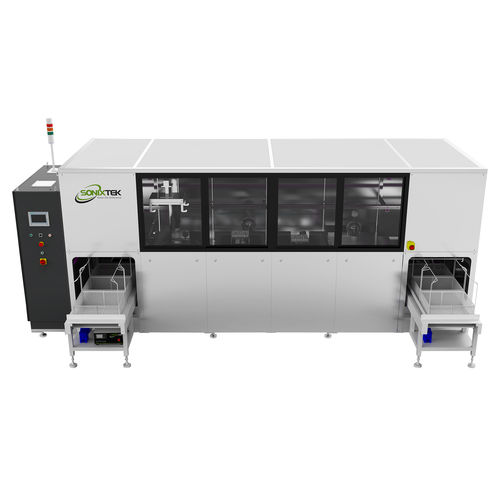Lavadora ultrassônica em aço inoxidável - Multi-tank Line - Sonixtek - com temporizador / para funcionamento contínuo / com sistema de filtragem