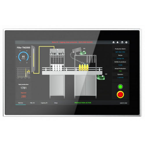 Monitor LCD - IMF-156X - INDATECH - com tecnologia capacitiva projetada / com tela sensível ao toque multitouch / com tela sensível ao toque resistiva com 5 fios
