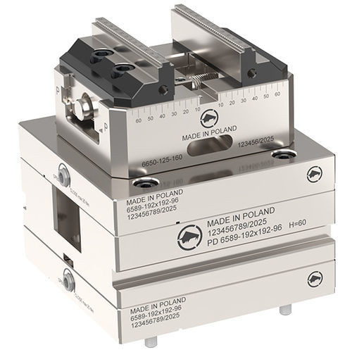 Torno para máquina-ferramenta - 6650-125-160 - Bison S.A. - para fresadora / 4 faces / de 5 eixos