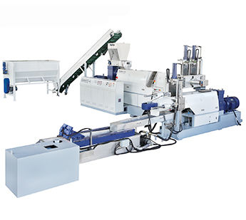 Linha de reciclagem para PE - SJ160/180 - Chengdu PURUI Polymer Engineering Company - para PP / com granulação