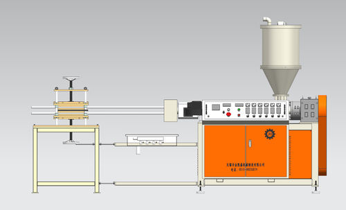Linha de extrusão com resfriamento a água - POM - Wuxi JKS Machinery Manufacturing Co.,Ltd - monocamada / de tubos / para PVC