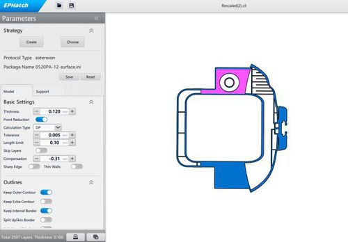 Software para impressora 3D de controle de processo - Eplus3D