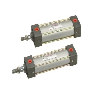 Cilindro pneumático - AL - Jufan Industrial Co., Ltd. - com tirantes / de dupla ação