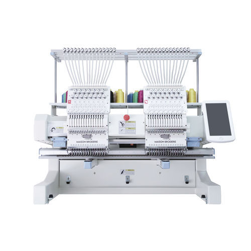 Máquina de bordar com múltiplas cabeças - Maison Broderie - com 15 agulhas / assistida por computador / de alta velocidade