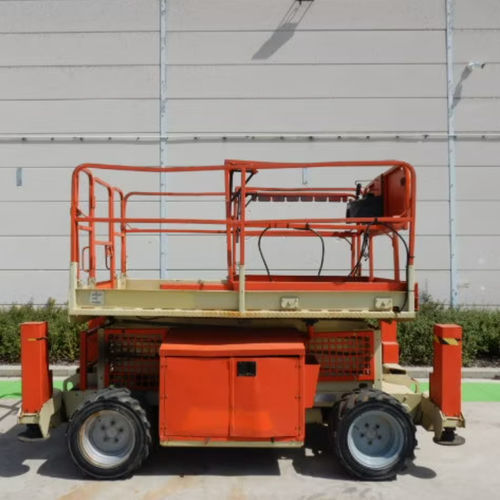 Plataforma elevatória tipo tesoura autopropelida - AZ 11812-V34589 - AZ RAMP - a diesel