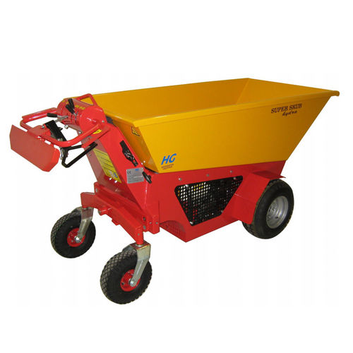 Minidumper de rodas - Super Skub Hydra  - Hedensted Gruppen A/S - hidráulico / manual / com sistema de descarga frontal