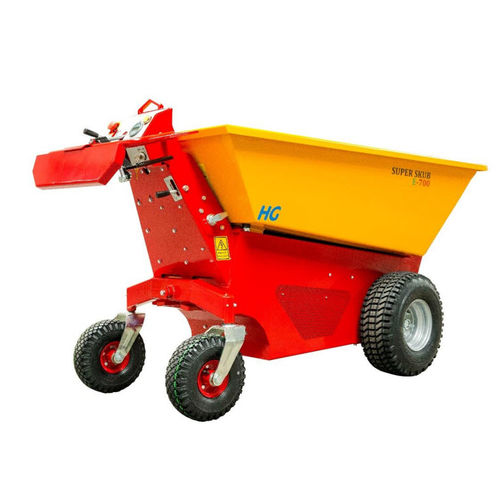 Minidumper de rodas - Super Skub E700 - Hedensted Gruppen A/S - hidráulico / manual / com sistema de descarga frontal