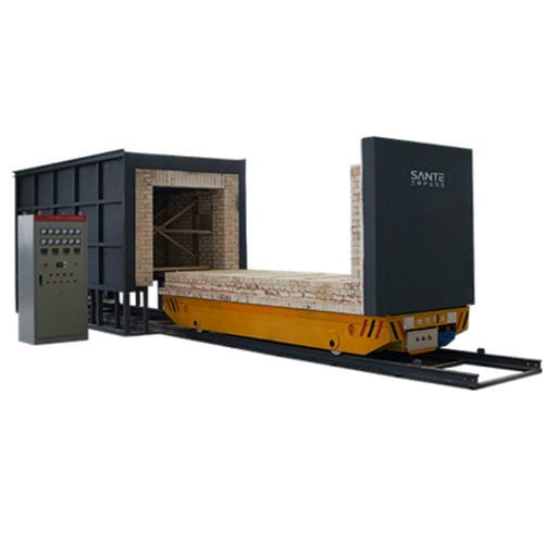 Estufa de soleira móvel - STT-6000-14 - Henan Sante Furnace Technology Co.,Ltd. - de sinterização / térmica / automática