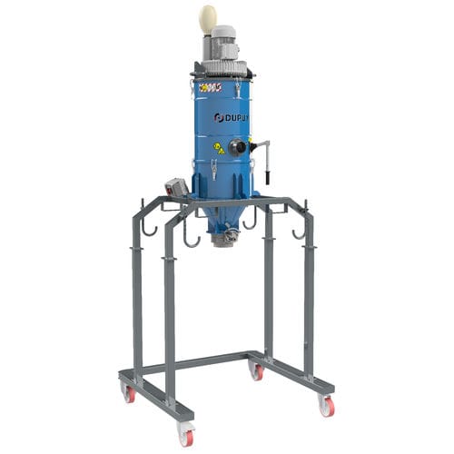 Silo para aspirador - Silovac 100T Z22 - DU-PUY srl - para motor trifásico / em aço