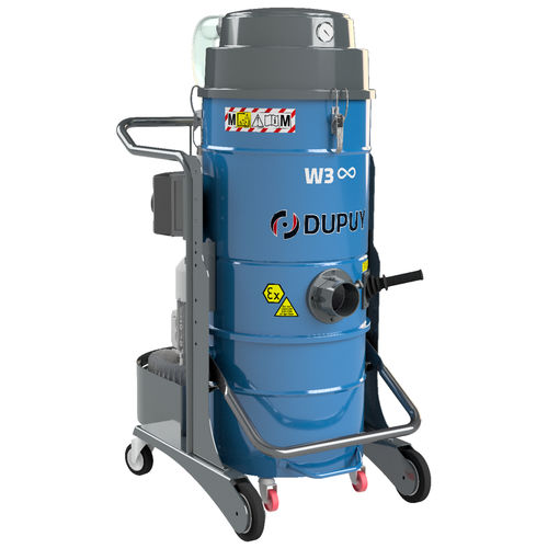 Aspirador industrial - W3 INFINI 2.2 Z22 - DU-PUY srl - de pó / trifásico / com rodas