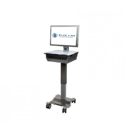 Terminal com touch screen - T1000 - blue-line.com - móvel / LCD / em aço inoxidável
