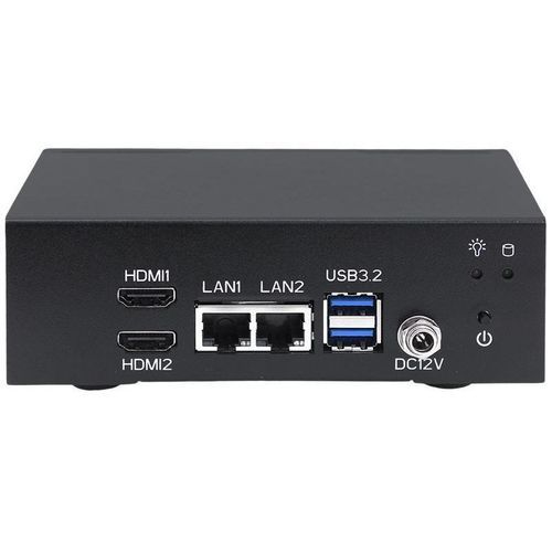 Computador Edge AI - IES-12A1 - EverFocus Electronics Corporation - box / embutido / para trilho DIN
