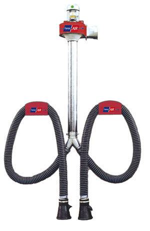 Sistema de exaustão de gases de escapamento para carros - 350 - 1 400 m³/h | GAZPAR M - FRANCE AIR - para oficina / para garagem / de parede