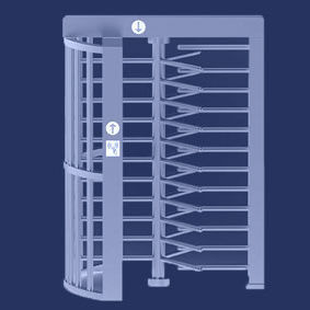 Porta de pedestres - TD PMR - FBMECASYSTEM - para ambiente interno / de segurança / de acesso