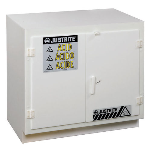 Armário de segurança - 2401 - Justrite Safety Group - de armazenamento e distribuição / para montagem embaixo de bancada / com pés