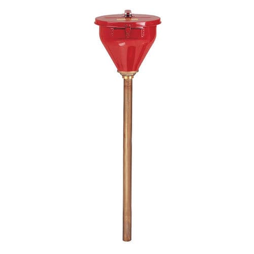 Funil para barril - 0820 - Justrite Safety Group - com tampa