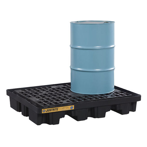 Caixa-palete em material plástico - EcoPolyBlend™ - Justrite Safety Group - de armazenamento / para barril / à prova de água