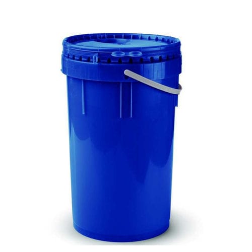 Balde em material plástico - 7566006110 - EVOPACK - redondo / com tampa / com pega