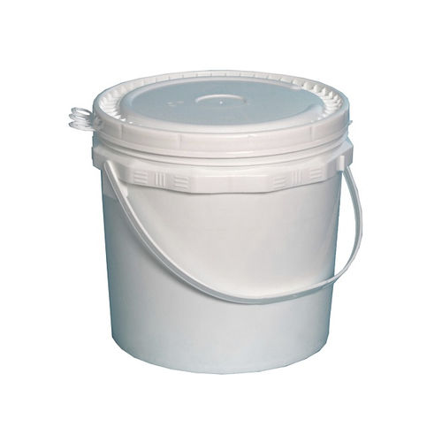 Balde em material plástico - 7515006110 - EVOPACK - redondo / com tampa / com pega