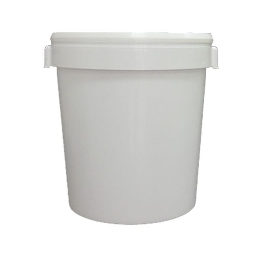 Balde em material plástico - 90471 - EVOPACK - redondo / com tampa / com pega