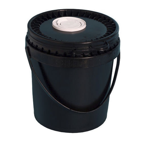 Balde em material plástico - 7562006110 - EVOPACK - redondo / com tampa / com pega