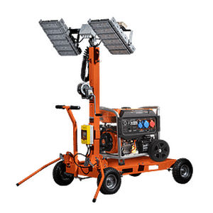 Torre de iluminação de LED - M4.5 GR6500 - GRUPEL - com motor a gasolina / monofásica / trifásica