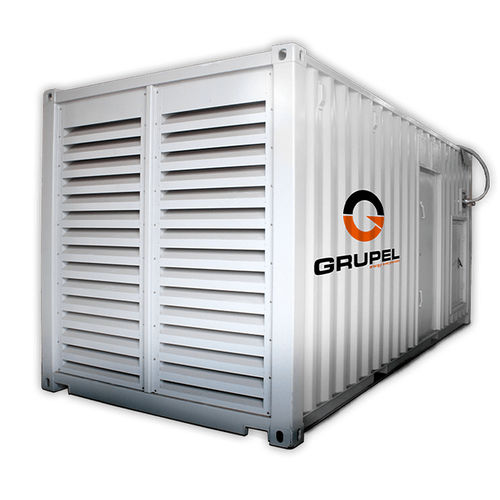 Grupo gerador de energia a gás natural - GRUPEL - a biogás / trifásico / em contêiner