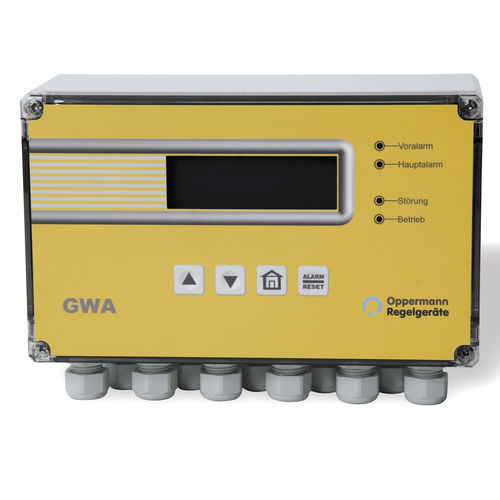 Central de detecção de gás de parede - GWA-M 3.6 - Oppermann Regelgeräte - multicanais / com display LCD / de CO