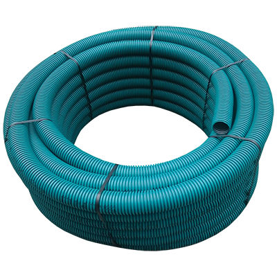 Duto de ventilação semirrígido - BRINNER - circular / em polietileno de alta densidade (PEHD) / para ventilação