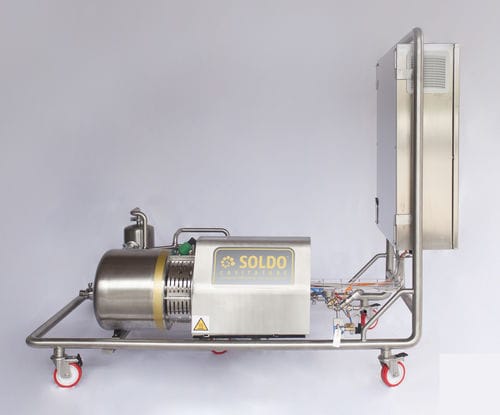 Pasteurizador para sorvetes - Soldo Cavitators - compacto
