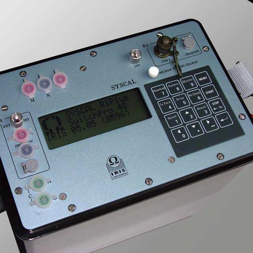 Instrumento de medição de resistividade - Syscal Junior - Iris Instruments - da polarização induzida / da cargabilidade / de salinidade