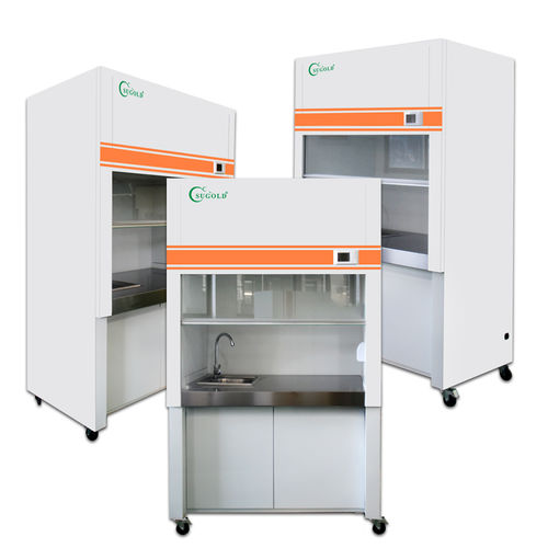 Capela de exaustão de laboratório - FX-FH series - Zhejiang FUXIA Medical Technology Co., Ltd. - com rodízios / em inox / UV