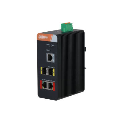 Switch de rede industrial - PFS4204-2GT-DP - Zhejiang Dahua Technology Co.,Ltd. - gerenciável / 3 portas / Gigabit