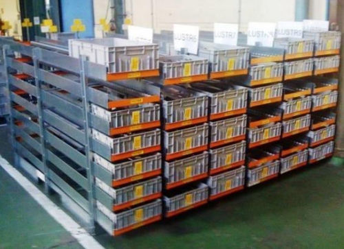 Sistema de armazenamento para oficina - Labadis - com prateleiras / dinâmico / regulável