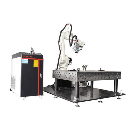 Máquina estacionária de solda para formas 3D - DXTECH CNC Machine Co., Ltd. - a laser de fibra / automática / independente