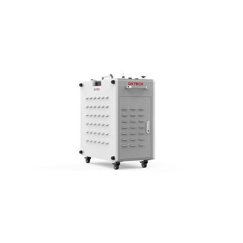Máquina de limpeza a laser de fibra - DXTECH CNC Machine Co., Ltd. - automática / para tratamento de superfície / de decapagem