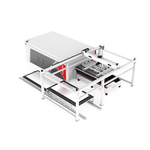 Máquina de corte de carga automática - A-PRO series - DXTECH CNC Machine Co., Ltd. - a laser de fibra / para metais / para chapas